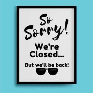 Temporarily closed while re-organizing my closet